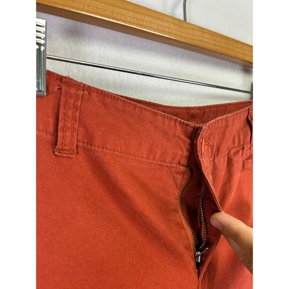Woman's WoolRich Red Cotton Pants -‎ Size 8 Tall Business casual comfortable - Picture 3 of 11